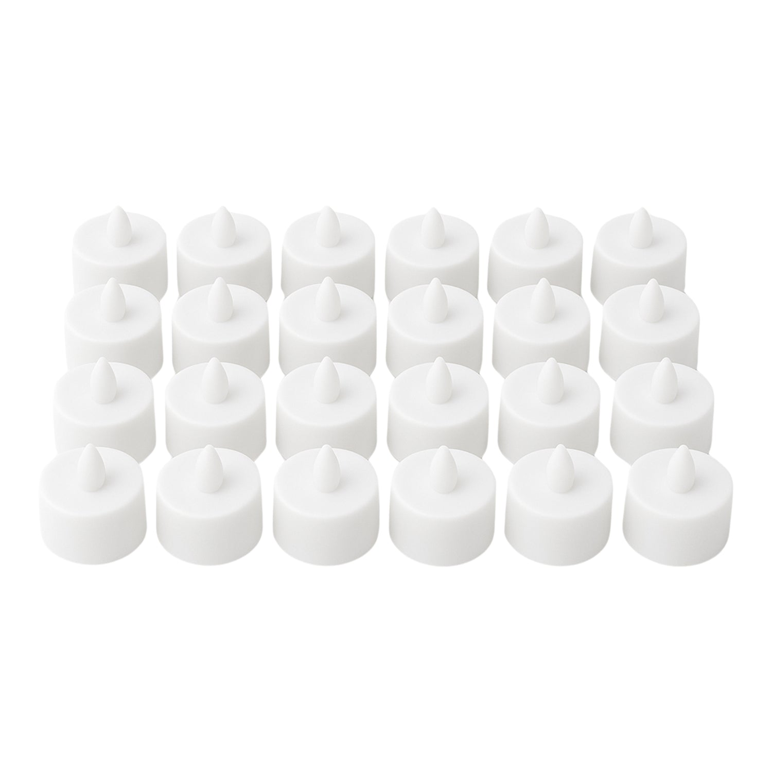 Flameless LED Tealights, Smokeless Plastic Decorative Candles - Led Tea Light Candle For Home Decoration, Diwali (Pack Of 24) Flameless LED Tealights, Smokeless Plastic Decorative Candles - Led Tea Light Candle For Home Decoration, Diwali (Pack Of 24)